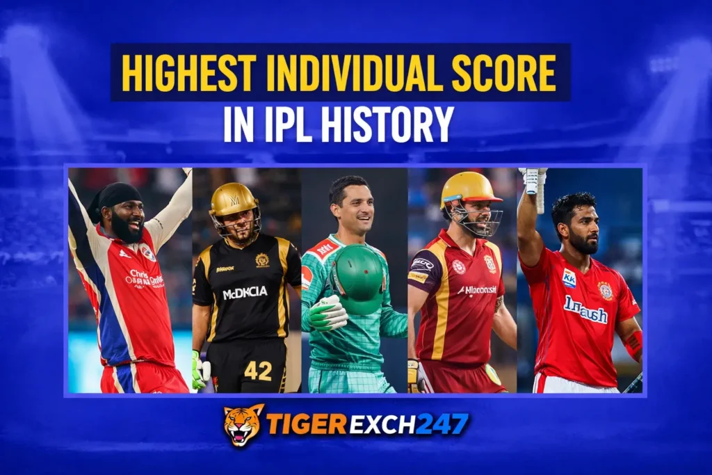 IPL history highest individual score batsman records in Indian Premier League – Tiger Exchanges 247