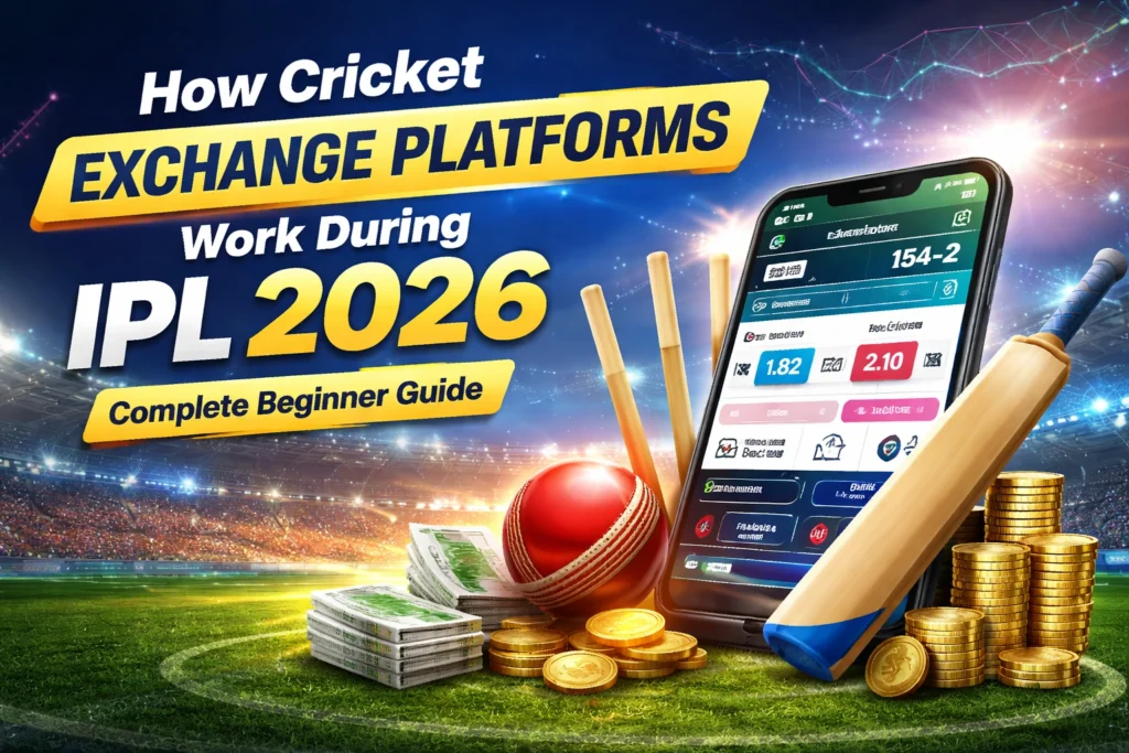 How cricket exchange platforms work during IPL 2026 beginner guide with live dashboard